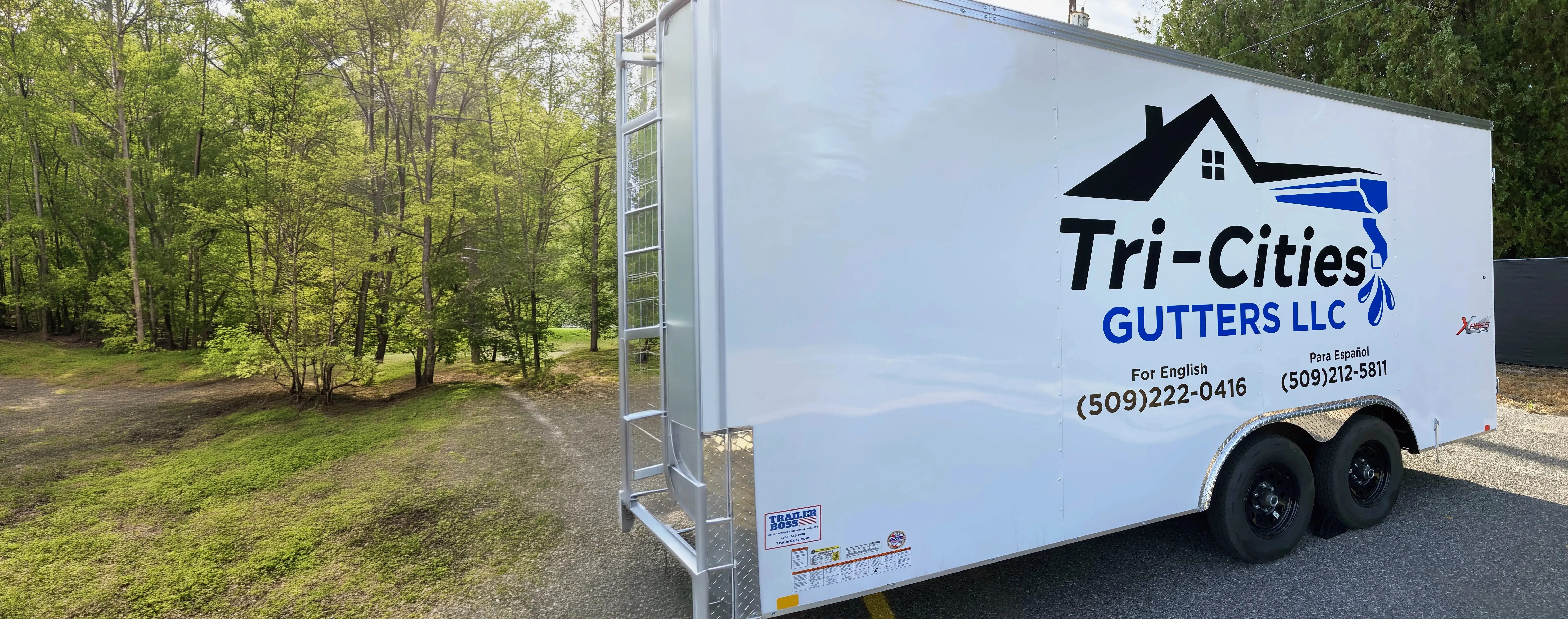 Tri-Cities Gutters LLC trailer